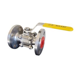 THREE PIECE DESIGN BALL VALVE FLANGED END