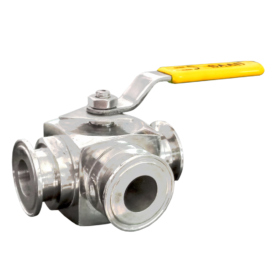 THREE WAY BALL VALVE TC END