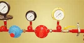 Standard Gas Trains/ Gas Pressure gauge
